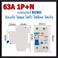Circuit Breaker AC Main RCBO 1PN 63A