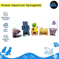 SpongeBob SquarePants Aquarium Decoration 1 package Bikini Bottom contains 6