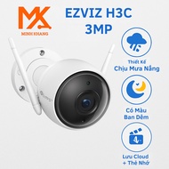 [Genuine Ezviz] Ezviz H3C 3MP Outdoor Wifi Camera - IP67 Waterproof, Infrared, 2-Way Talk
