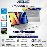 Laptop Asus V5200E untuk Bisnis, Editing dan Gaming - Core i5-1135G7, RAM 8GB, SSD 512GB, NVIDIA MX330, 15."FHD, Windows 11