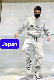 SÉT ĐỒ BỘ NAM NỮ HOODIE SWEATER NAM NỮ CHẤT THUN NỈ DA CÁ DÀY ESSENTIALS CHỐNG LẠNH NẮNG NÓNG ĐÔNG