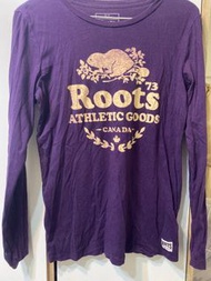 Roots紫色上衣