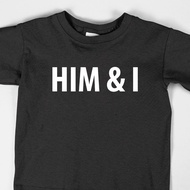 KATUN Distro T-shirt Men Women Cotton Kombet 24s All Size G Eazy Halsey Him and I 2 T-shirt