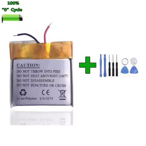120mAh Big Replacement Battery for Apple iPOD for Shuffle 2nd Generation 2 Shuffle2 616-0274 G2 G3 3