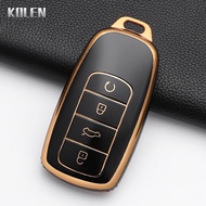 Thời Trang TPU Chìa Khóa Thông Minh Ốp Lưng Chery Tiggo 8 Pro 8plus 7 Pro Max Omoda 5 C5-Móc Khóa Ô 