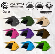 เตนท์ K2 Fortress ขนาด4-5คน รุ่นเสาอลูมินั่ม สีชมพู (สินค้าตัวรีวิวว)