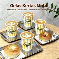 Double Wall Paper Cup Coffee Cup 8oz 12oz 16oz |Thick Papercup | Food Grade | Heat & Cold Resistant 