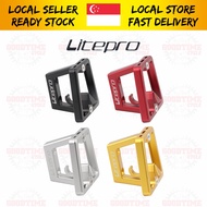 Litepro Front Carrier Bag Pig Nose Rack Block Adapter Mount Holder Folding Bike Bicycle Foldie