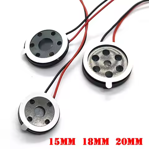 Round 8 Ohm 1W Speaker 8ohm 15MM/18MM/20MM Loud Speakers Mobile Phone Small Loudspeaker Audio connec