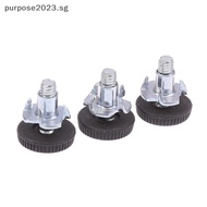 Purp 20Pcs M6 Thread Adjustable Furniture Levelers Screw In Chair Feet Easy To Use Adjustable Leg Le