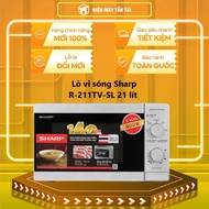 R-211TV-SL - Lò vi sóng Sharp R-211TV-SL 21 lít - [HCM] [Trả Góp] - Chuông báo khi nấu xong Hẹn giờ 