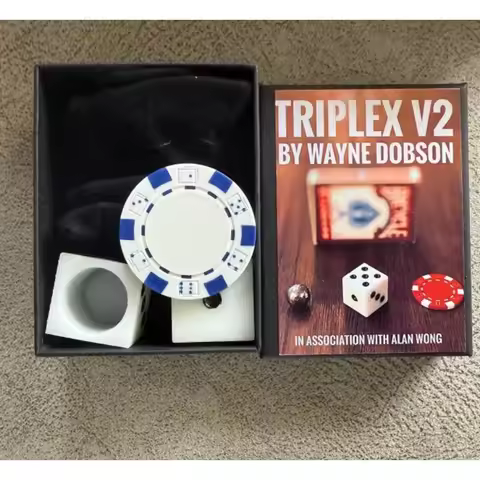 TRIPLEX V2 By Waybe Dobson and Alan Wong Close up Magic Trick Mentalism Magic Magia Magie Magicians 