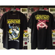RVLT - Kaos Band Punk The Sabotage / T-shirt Punk / Kaos Distro T-shirt Pria Longsleeve Punk T-shirt