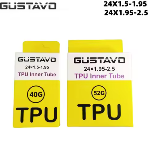 GUSTAVO TPU Bike Inner Tube Tire BMX MTB Bike Tubes 24 inch 507 24x1.5 1.75 1.9 2.0 2.1 2.2 2.3 2.4 