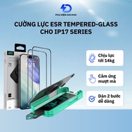 ESR Tempered Glass screen protector with self-adhesive frame for iphone air 17 pro promax