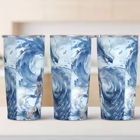 Stainless Steel Tumbler Nezha Thermal Mug aobing Leakproof Hot Drinks Car Mugs Camping Water Bottle