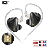KZ Decet Wired Headphones In Ear HiFi 10-Driver Array Dynamic Monitor Earphones 4-gear Electronic Tu