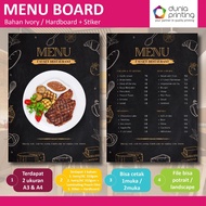 Print Menu Board List Restaurant Menu/ A3 - A4