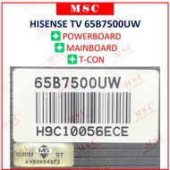 HISENSE TV 65B7500UW Refurbished Powerboard / Mainboard / T-con