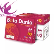 (1 Rim) A4 HVS World Ball 80 Gsm