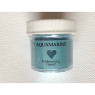 Aquamarine, Tinsels Embossing Powder 1 Ounce