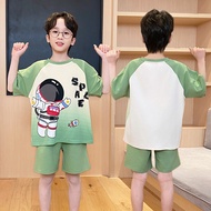 Joyncleon Boys bộ đồ pijamas mùa hè thiết lập với Phi Hành Gia in-thoải mái và thoáng khí