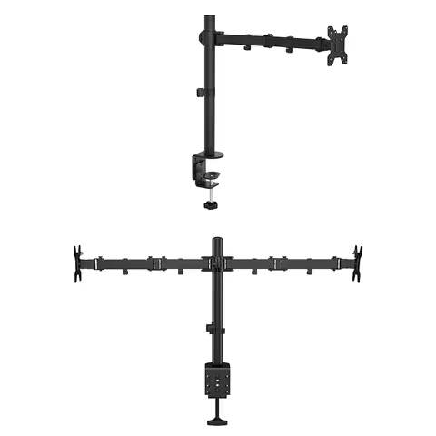Single/Dual Monitor Desk Mount Holds Up To 19.84 Lbs Desk Mount Stand Adjustable Height and Angle fo