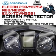 SCREEN PROTECTOR MODENAS ELEGAN250/ME250 EX/X-TOWN 300I SCREEN PROTECTOR METER DASH BOARD TINTED ACC