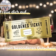 Strongaroetrtr Ticket Card With Envelope Off Ticket Surprise Gift Reveal Wedding Card Concert Ticket