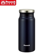 孔雀（Peacock）日本保温杯不锈钢男女士车载便携商务办公咖啡杯保冷水杯子藏青