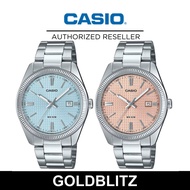 Casio MTP-1302PE-2A MTP-1302PE-4A MTP-1302PE 38.5mm Analog Stainless Steel Herrenuhr Timeless collec
