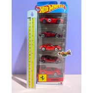Hotwheels Ferrari F40 Competizione 12 Cilindri 365 GTB4 C SF90 Stradale Dino 206 GT Ferrari Hotwheel