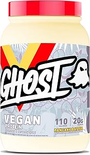 Ghost 100% Vegan Plant Based Protein Powder 2lb Tub (Pancake Batter, 2lb)
