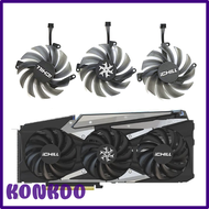 KONKDO พัดลมจีพียู RTX3070 RTX3060 4PIN 85มม.,สำหรับ INNO3D Geforce RTX 3060 3060TI 3070 3070พัดลมระ