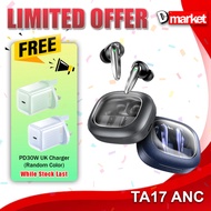 Awei TA17 ANC True Wireless Earbuds ANC Active Noise Reduction Earphone Headphone ANC Earbuds Awei B