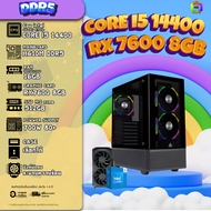 DDR5 x BONMECOM2 คอมประกอบ / CPU i5 14400 / RX 7600 8GB / Case เลือกแบบได้ครับ