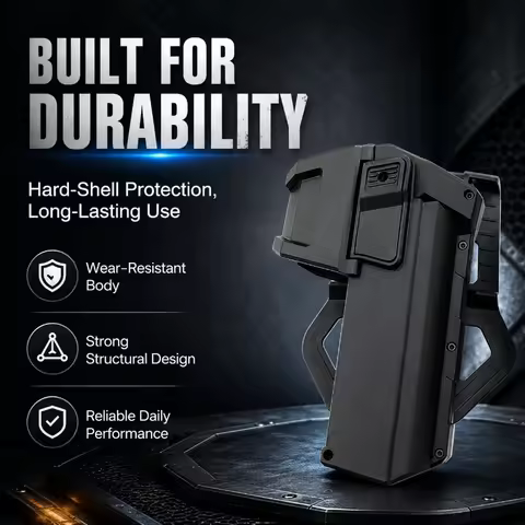 New Upgrade Belt Carry Protective Pouch For G17 G18 Series & 1911 Reserved Slot For Portable Flashli