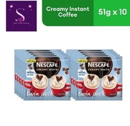 Nescafe Creamy White 3in1 Coffee Twin pack 55g - 10's