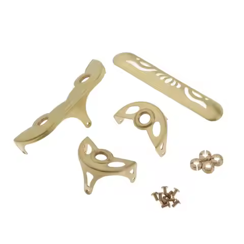 Soprano Sax Key Guard Golden Copper Saxophone Screws Alto Saxophone Button Protector Accessory for B
