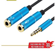 3.5mm Audio splitter cable to mic and speaker - Mic and speaker splitter cable