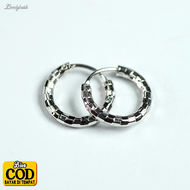 Anting Bayi Anak Gipsi Bulat  Polos Simple Silver Xuping Model Baru