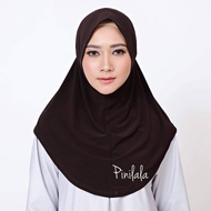 TUDUNG UNIFORM SARUNG STAFF PENJARA TUDUNG PENGAKAP SEKOLAH COKLAT
