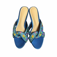 Size6/EUR 37/23.5cmPeranakan Nyonya Beaded Slippers(PVC)