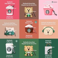 Starbucks Airpods Case Coffee Cup Airpods 4 Case Starbucks Bear Airpods Pro 2 Case Portable Airpods 