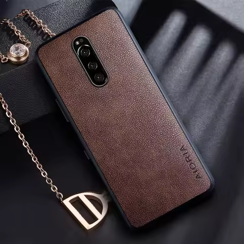 Case for Sony Xperia 1 XZ4 XZ3 coque Retro business PU leather Skin phone cover for Sony Xperia 1 ca