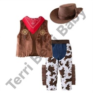 Zorro Cowboy Costume Halloween Toddler Suit
