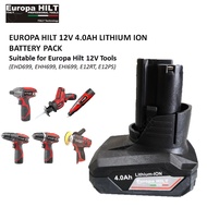 Europa Hilt 12V 4.0AH LI-ION Battery Pack For Europa Hilt 12V Tools