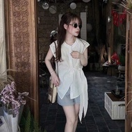 Luxurious women's clothing set, summer women's clothing set, LATEST MODEL hot trend high-end white s