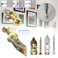 [10件裝] 12x30mm 石膏板敲擊式膨脹壁虎 膨脹螺絲