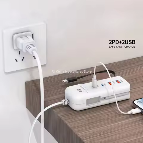 USB Charger PD Type C Fast Charge Quick Wall Chargers Multiport USB Hub Adapter Mobile Phone EU/US P